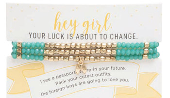Passport Fortune Cookie Bracelet