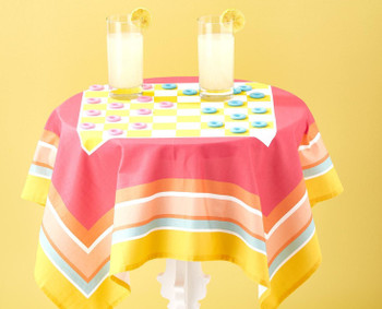 Checkers Game Set in Mason Jar