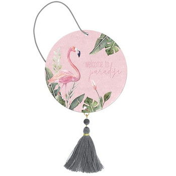 set of 2 pink flamingo hanging air fresheners set of 2 pink flamingo hanging air fresheners