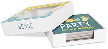 Set of 4 Coasters Party Like a Pineapple Set of 4 Coasters Party Like a Pineapple