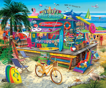shaggy's surf shack coastal puzzle