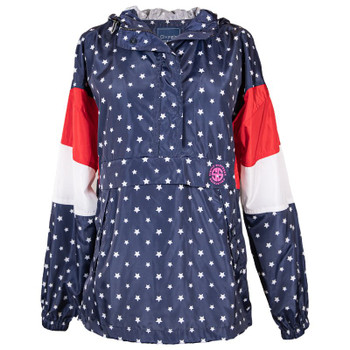 simply southern rain jacket coat USA patriotic