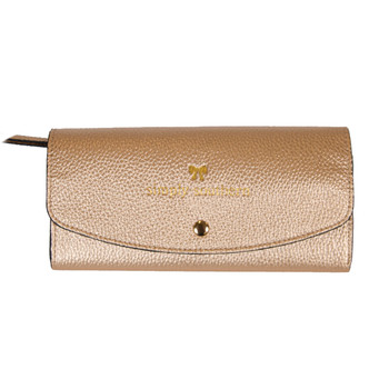 simply southern leather large card holder wallet gold