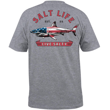 patriotic american flag shark salt life t-shirt tee tshirt patriotic american flag shark salt life t-shirt tee tshirt