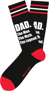dad socks the man, the myth, the legend father's day gift idea