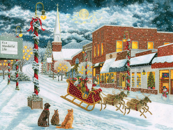 puzzle in for a landing santa sleigh puzzle in for a landing santa sleigh