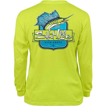 salt life youth long sleeve t-shirt sailfish tribe