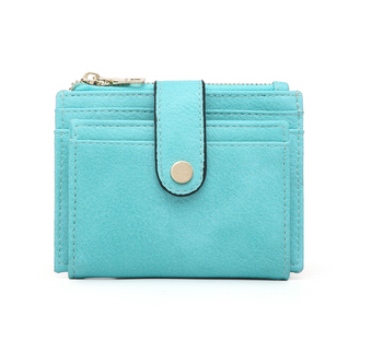 Sam Turquoise Mini Snap Wallet Sam Turquoise Mini Snap Wallet