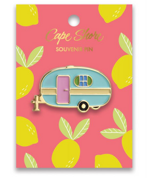 enamel pin camper