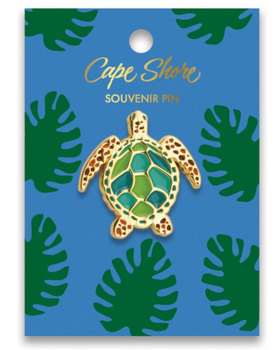 enamel pin sea turtle