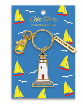 enamel keychain lighthouse nautical coastal enamel keychain lighthouse nautical coastal