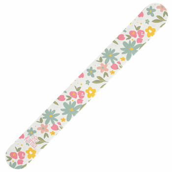large nail file emery board live happy flowers