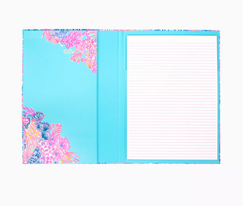 lilly pulitzer clipboard folio notebook splendor in the sand
