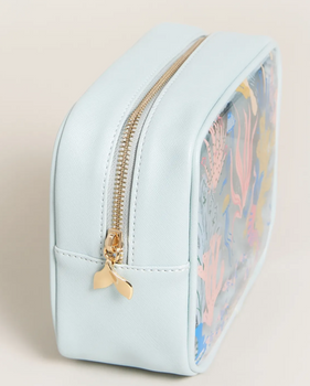 spartina mermaid sea life coastal clear travel case cosmetic bag spartina mermaid sea life coastal clear travel case cosmetic bag