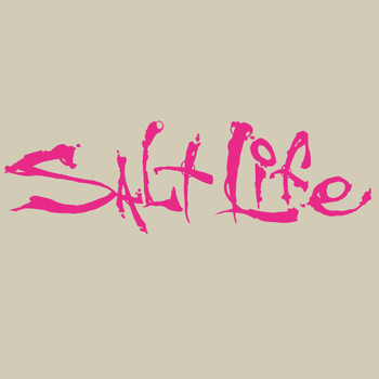 pink salt life logo signature vinyl decal