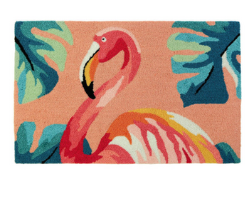 flamingo splash on coral accent rug flamingo splash on coral accent rug
