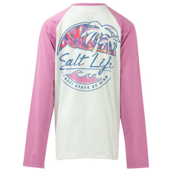 Salty Hour Youth Salt Life T-Shirt Celadon - Coastal Cottage