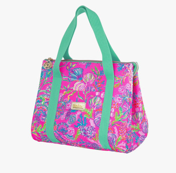 Lilly Pulitzer Classic Monogrammed Lilly Lunch Box Bag - Sunny and Southern