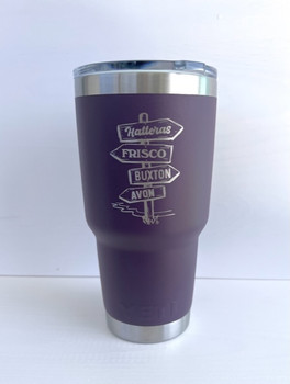 Custom Yeti 20oz Navy Tumbler with Cape Hatteras Lighthouse - Coastal  Cottage Outfitters