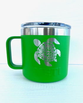 Custom Yeti 36oz Reef Blue Bottle with Sea Turtle Hatteras Island - Coastal  Cottage Outfitters