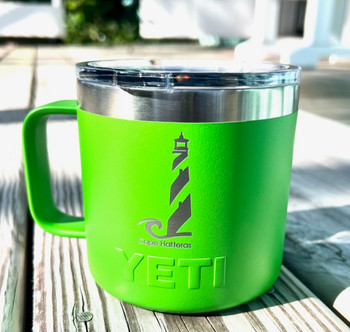 Canopy Green Yeti Rambler 14 oz Mug with Lid NEW SPRING COLOR