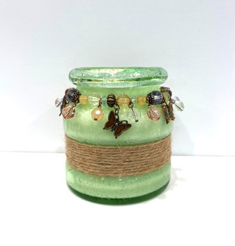 jar candy candle charm butterfly surprise