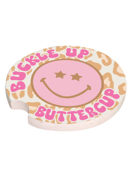 simply southern car coaster buckle up buttercup