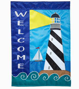 outdoor garden house flag cape hatteras lighthouse welcome lighthouse flag outdoor garden house flag cape hatteras lighthouse welcome lighthouse flag