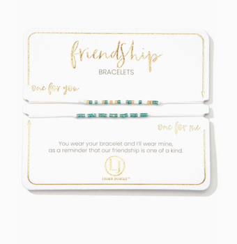 friendship bracelet set blue green yellow gold set of 2 bff bracelets