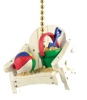 coastal beach house fan pull beach chair beach ball