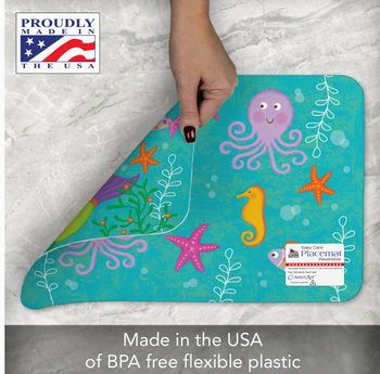reversible placemat easy care mermaid