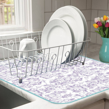 Drying Mat Bunny Toile