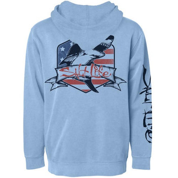 salt life youth hooded sweatshirt amerishark patriotic shark pacific blue hoodie salt life youth hooded sweatshirt amerishark patriotic shark pacific blue hoodie