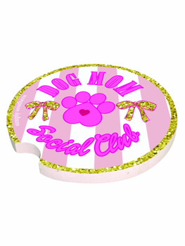 simply southern car coaster dog mom social club