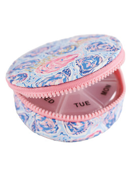 simply southern round travel pill case box oysters simply southern round travel pill case box oysters