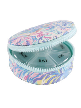 simply southern round pill box case watercolor simply southern round pill box case watercolor