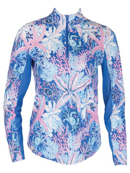 simply southern active top reef coral golf  sun guard simply southern active top reef coral golf  sun guard