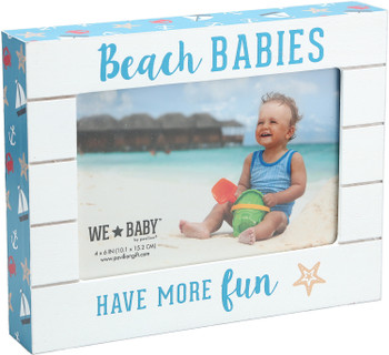 beach babies have more fun box photo frame coastal