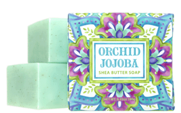 greenwich bay trading company orchid jojoba square bar soap