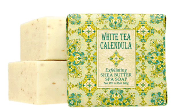 greenwich bay trading company white tea calendula bar soap