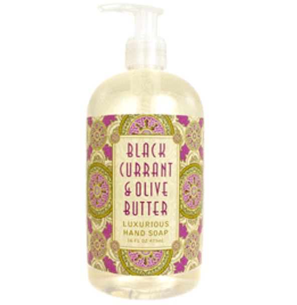 greenwich bay trading company black currant & olive butter liquid hand soap