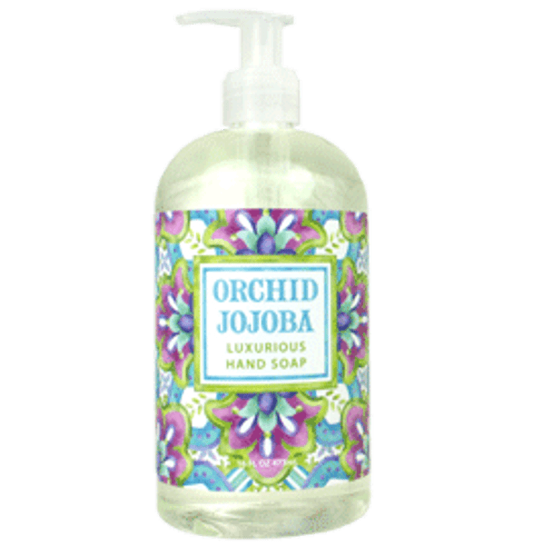 greenwich bay trading company orchid jojoba liquid hand soap pump