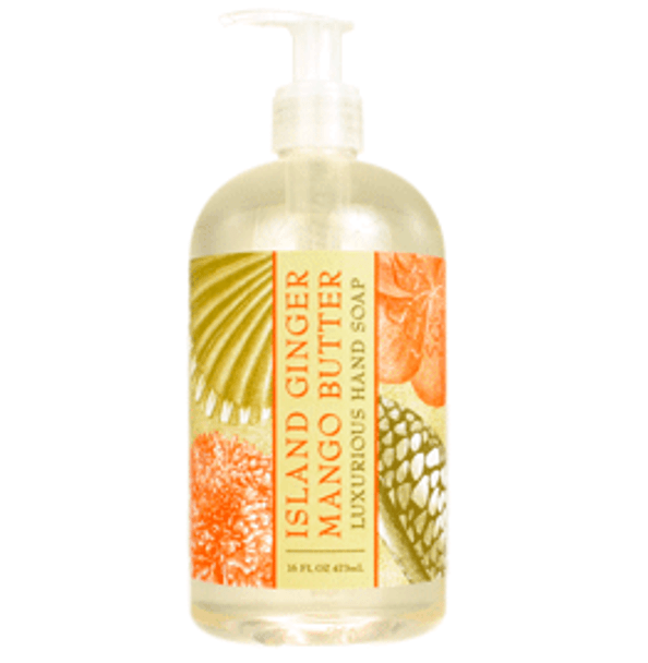 greenwhich bay trading company island ginger mango liquid hand soap pump