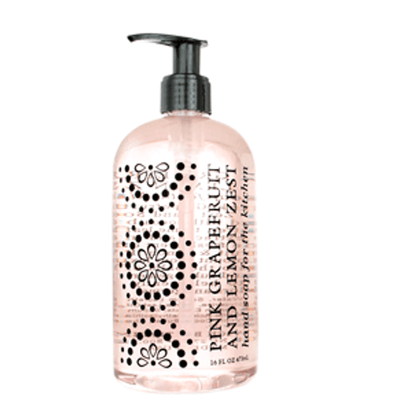 greenwich bay trading company pink grapefruit and lemon zest liquid hand soap