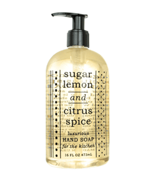 greenwich bay trading company sugar lemon and citrus liquid hand soap pump