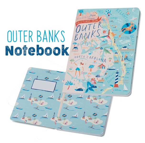 spartina outer banks notebook journal