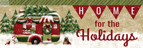 holiday camper pvc indoor outdoor sign