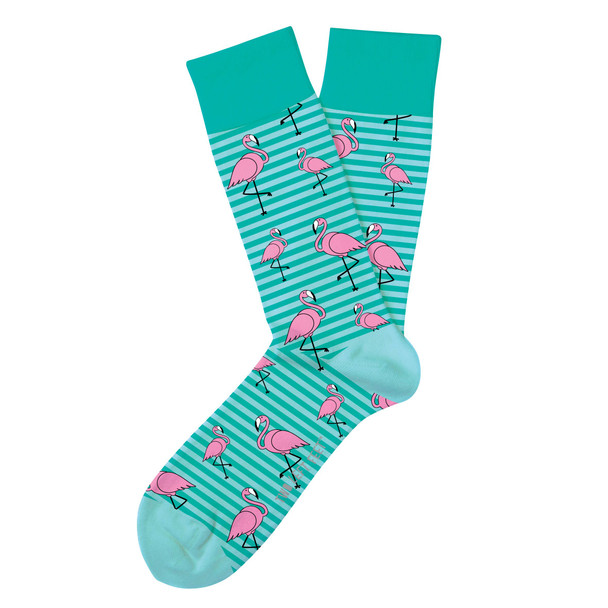 Flamingo Stripe Socks