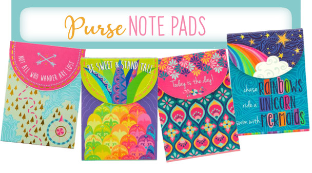 Purse Note Pad Colorful
