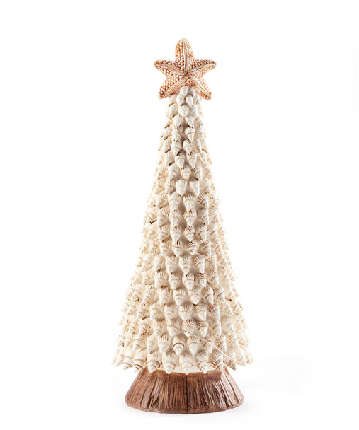 LED Shell Christmas Tree with Starfish Topper